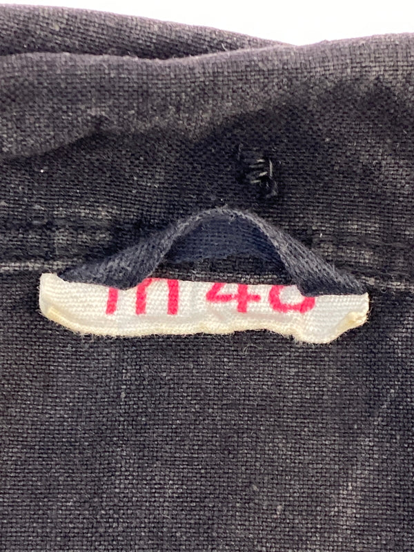 【中古品】【メンズ】 ドイツ軍 WORK SHIRT ワークシャツ メンズ トップス 長袖 ミリタリー 作業用 制服用 146-260731-em-22-min カラー：インディゴブラック 万代Net店