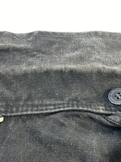 【中古品】【メンズ】 ドイツ軍 WORK SHIRT ワークシャツ メンズ トップス 長袖 ミリタリー 作業用 制服用 146-260731-em-22-min カラー：インディゴブラック 万代Net店
