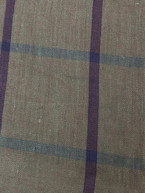 【中古品】【メンズ】 SIR WILLIAM サーウィリアム 60's CHECK SHIRT 60年代 チェックシャツ 長袖シャツ トップス 146-260731-yn-44-min サイズ：L 16-16 1/2 カラー：ダークオリーブ 万代Net店