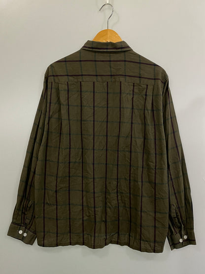 【中古品】【メンズ】 SIR WILLIAM サーウィリアム 60's CHECK SHIRT 60年代 チェックシャツ 長袖シャツ トップス 146-260731-yn-44-min サイズ：L 16-16 1/2 カラー：ダークオリーブ 万代Net店
