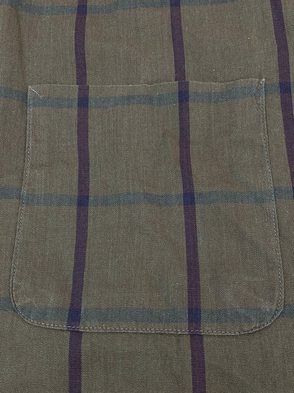 【中古品】【メンズ】 SIR WILLIAM サーウィリアム 60's CHECK SHIRT 60年代 チェックシャツ 長袖シャツ トップス 146-260731-yn-44-min サイズ：L 16-16 1/2 カラー：ダークオリーブ 万代Net店
