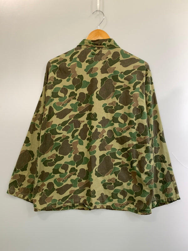 【中古品】【メンズ】 KAMO カモ 60'S DUCK HUNTER CAMO HUNTING JACKET 60年代 ダック ハンター カモ ハンティング ジャケット アウター 146-260804-hu-25-min サイズ：M カラー：グリーン系（カモ） 万代Net店