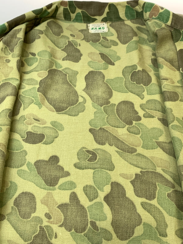 【中古品】【メンズ】 KAMO カモ 60'S DUCK HUNTER CAMO HUNTING JACKET 60年代 ダック ハンター カモ ハンティング ジャケット アウター 146-260804-hu-25-min サイズ：M カラー：グリーン系（カモ） 万代Net店
