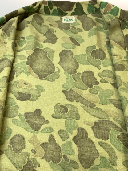 【中古品】【メンズ】 KAMO カモ 60'S DUCK HUNTER CAMO HUNTING JACKET 60年代 ダック ハンター カモ ハンティング ジャケット アウター 146-260804-hu-25-min サイズ：M カラー：グリーン系（カモ） 万代Net店