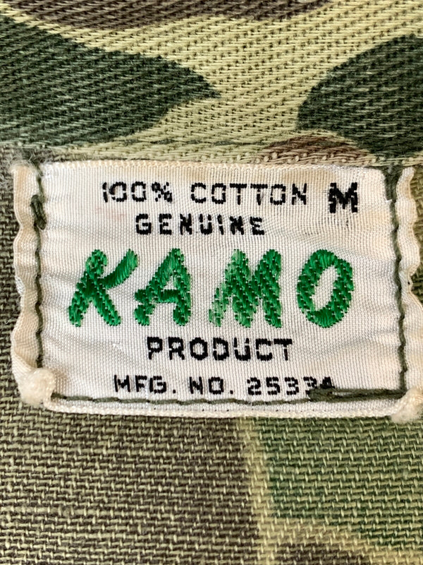 【中古品】【メンズ】 KAMO カモ 60'S DUCK HUNTER CAMO HUNTING JACKET 60年代 ダック ハンター カモ ハンティング ジャケット アウター 146-260804-hu-25-min サイズ：M カラー：グリーン系（カモ） 万代Net店
