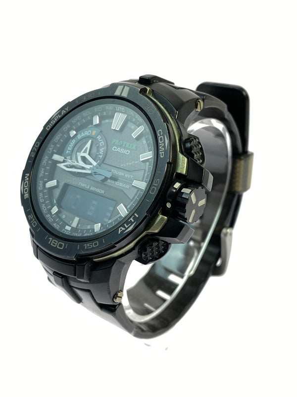 【中古品】【メンズ】 CASIO カシオ PRO TREK PRW-6000Y-1AJF プロトレック デジタル ソーラー 腕時計 197-260806-yn-20-min カラー：ブラック 万代Net店