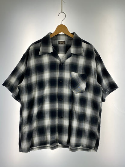 【中古品】【メンズ】 SUGAR CANE シュガーケーン RAYON OMBRE CHECK SS OPEN SHIRT SC39297 レーヨン オンブレ チェック ショートスリーブ オープン シャツ 半袖 メンズ 145-260731-em-10-min サイズ：Ｌ カラー：ブランド/ホワイト 万代Net店