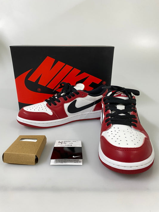 【中古品】【メンズ】 NIKE ナイキ AIR JORDAN 1 RETRO LOW OG CHICAGO HQ6998-600 エアジョーダン1 レトロ ロー OG シカゴ メンズ スニーカー 靴 シューズ 160-260731-em-83-min サイズ：26.0cm カラー：レッド/ブラック」/ホワイト 万代Net店
