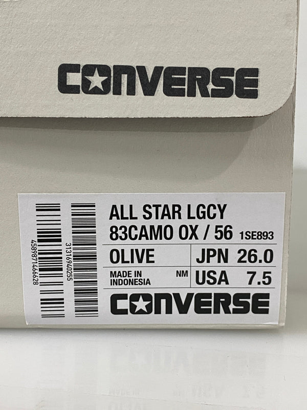 【中古品】【メンズ】 CONVERSE コンバース ALL STAR LGCY 83CAMO OX 56 1SE893 オールスター レガシー エイティスリーカモ オックス メンズ 靴 スニーカー シューズ 162-260731-em-85-min サイズ：26.0cm カラー：マルチカラー 万代Net店