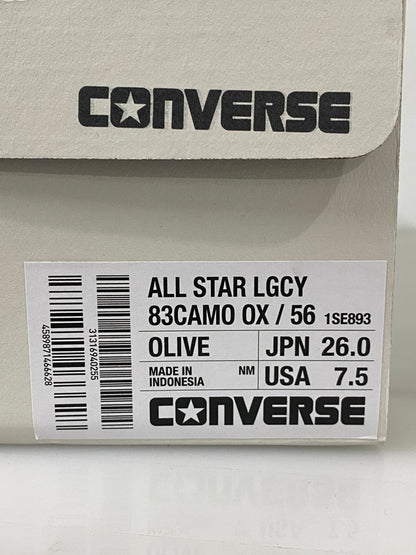 【中古品】【メンズ】 CONVERSE コンバース ALL STAR LGCY 83CAMO OX 56 1SE893 オールスター レガシー エイティスリーカモ オックス メンズ 靴 スニーカー シューズ 162-260731-em-85-min サイズ：26.0cm カラー：マルチカラー 万代Net店