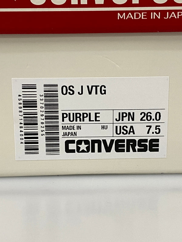 【中古品】【メンズ】 CONVERSE コンバース ONE STAR J VTG PURPLE ワンスター J ヴィンテージ パープル メンズ 靴 スニーカー シューズ 162-260731-em-84-min サイズ：26.0cm カラー：パープル 万代Net店