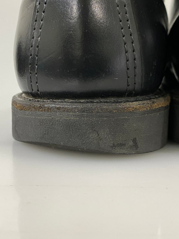 【現状渡し品】【メンズ】 RED WING レッドウィング POSTMAN CHUKKA BOOTS 9196 ポストマン チャッカ ブーツ メンズ レザー シューズ Ｄワイズ 164-260731-em-73-min サイズ：26.5cm カラー：ブラック 万代Net店