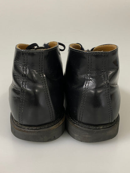 【現状渡し品】【メンズ】 RED WING レッドウィング POSTMAN CHUKKA BOOTS 9196 ポストマン チャッカ ブーツ メンズ レザー シューズ Ｄワイズ 164-260731-em-73-min サイズ：26.5cm カラー：ブラック 万代Net店