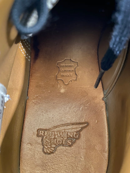 【現状渡し品】【メンズ】 RED WING レッドウィング POSTMAN CHUKKA BOOTS 9196 ポストマン チャッカ ブーツ メンズ レザー シューズ Ｄワイズ 164-260731-em-73-min サイズ：26.5cm カラー：ブラック 万代Net店