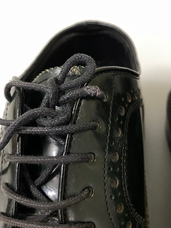 【現状渡し品】【メンズ】 REGAL リーガル ウィングチップ シューズ 806R 牛革 メンズ 革靴 164-260731-em-77-min サイズ：25 カラー：グリーン 万代Net店