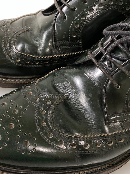 【現状渡し品】【メンズ】 REGAL リーガル ウィングチップ シューズ 806R 牛革 メンズ 革靴 164-260731-em-77-min サイズ：25 カラー：グリーン 万代Net店