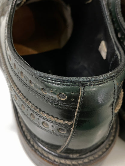 【現状渡し品】【メンズ】 REGAL リーガル ウィングチップ シューズ 806R 牛革 メンズ 革靴 164-260731-em-77-min サイズ：25 カラー：グリーン 万代Net店