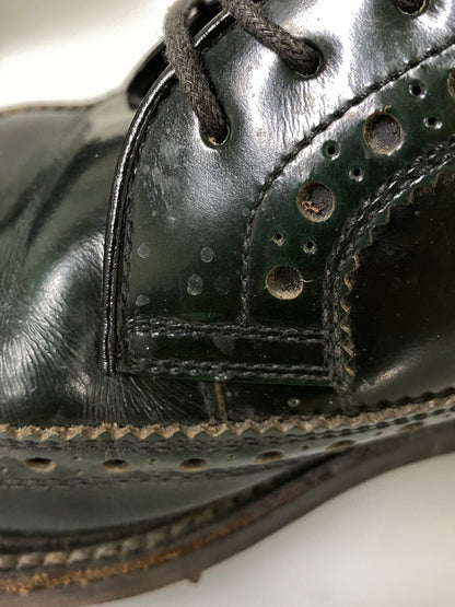 【現状渡し品】【メンズ】 REGAL リーガル ウィングチップ シューズ 806R 牛革 メンズ 革靴 164-260731-em-77-min サイズ：25 カラー：グリーン 万代Net店