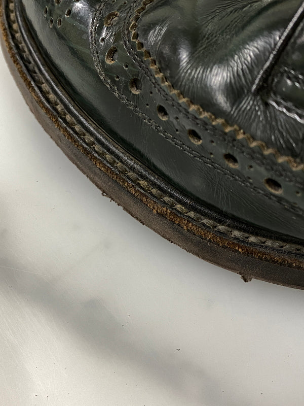 【現状渡し品】【メンズ】 REGAL リーガル ウィングチップ シューズ 806R 牛革 メンズ 革靴 164-260731-em-77-min サイズ：25 カラー：グリーン 万代Net店