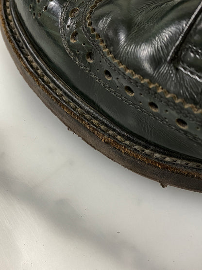 【現状渡し品】【メンズ】 REGAL リーガル ウィングチップ シューズ 806R 牛革 メンズ 革靴 164-260731-em-77-min サイズ：25 カラー：グリーン 万代Net店