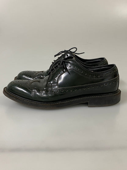 【現状渡し品】【メンズ】 REGAL リーガル ウィングチップ シューズ 806R 牛革 メンズ 革靴 164-260731-em-77-min サイズ：25 カラー：グリーン 万代Net店
