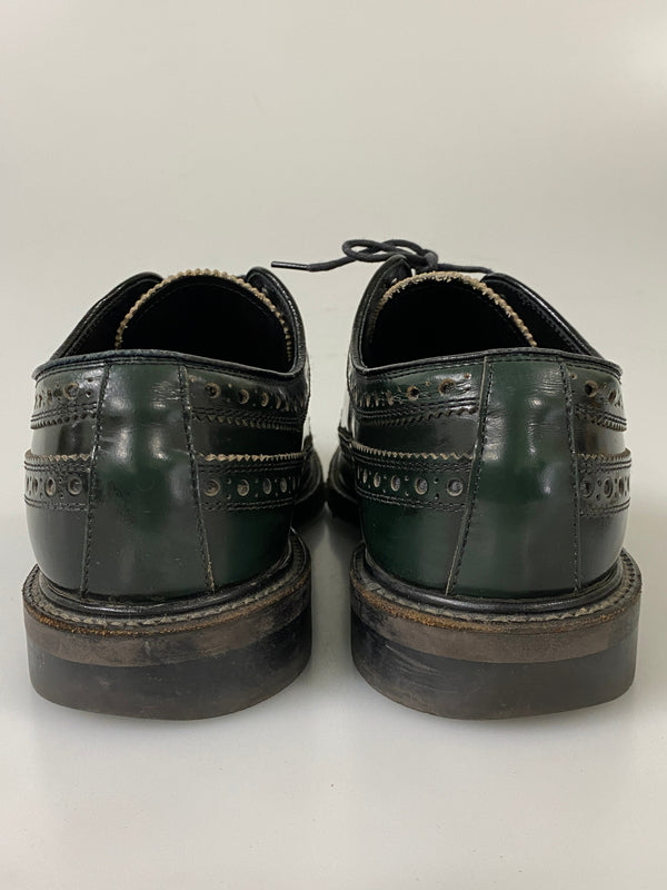 【現状渡し品】【メンズ】 REGAL リーガル ウィングチップ シューズ 806R 牛革 メンズ 革靴 164-260731-em-77-min サイズ：25 カラー：グリーン 万代Net店