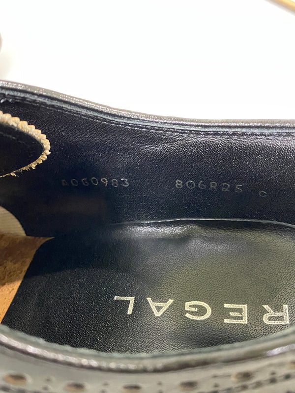【現状渡し品】【メンズ】 REGAL リーガル ウィングチップ シューズ 806R 牛革 メンズ 革靴 164-260731-em-77-min サイズ：25 カラー：グリーン 万代Net店