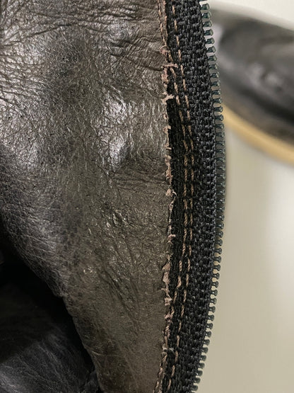 【現状渡し品】【メンズ】 USED ユーズド ウィングチップ レースアップブーツ メンズ シューズ 紳士靴 164-260731-em-75-min サイズ：42 カラー：ブラック 万代Net店