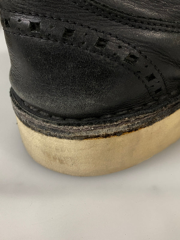 【現状渡し品】【メンズ】 USED ユーズド ウィングチップ レースアップブーツ メンズ シューズ 紳士靴 164-260731-em-75-min サイズ：42 カラー：ブラック 万代Net店