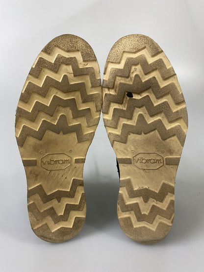 【現状渡し品】【メンズ】 USED ユーズド ウィングチップ レースアップブーツ メンズ シューズ 紳士靴 164-260731-em-75-min サイズ：42 カラー：ブラック 万代Net店