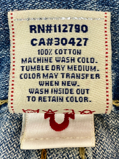 【現状渡し品】【メンズ】 TRUE RELIGION トゥルーレリジョン JOEY DENIM PANTS ジョーイ デニム パンツ ボトムス 152-260804-yn-11-min サイズ：ROW30 SEAT33 カラー：ライトインディゴ 万代Net店