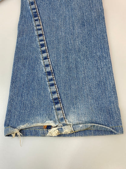 【現状渡し品】【メンズ】 TRUE RELIGION トゥルーレリジョン JOEY DENIM PANTS ジョーイ デニム パンツ ボトムス 152-260804-yn-11-min サイズ：ROW30 SEAT33 カラー：ライトインディゴ 万代Net店