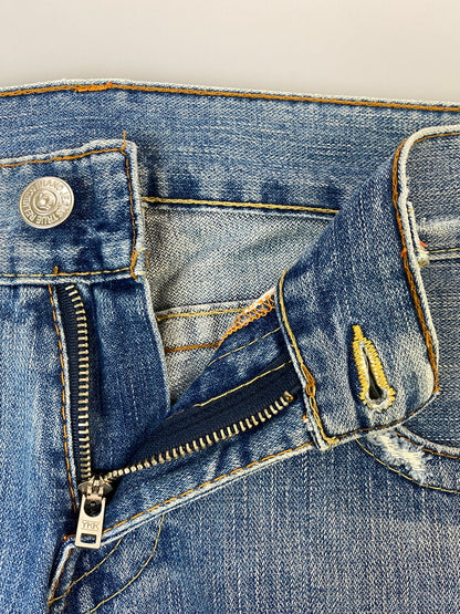 【現状渡し品】【メンズ】 TRUE RELIGION トゥルーレリジョン JOEY DENIM PANTS ジョーイ デニム パンツ ボトムス 152-260804-yn-11-min サイズ：ROW30 SEAT33 カラー：ライトインディゴ 万代Net店