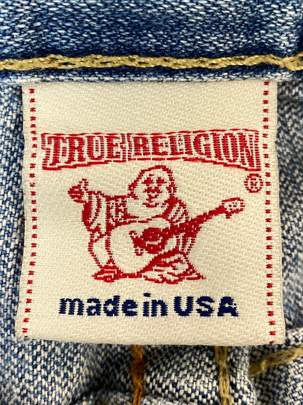 【現状渡し品】【メンズ】 TRUE RELIGION トゥルーレリジョン JOEY DENIM PANTS ジョーイ デニム パンツ ボトムス 152-260804-yn-11-min サイズ：ROW30 SEAT33 カラー：ライトインディゴ 万代Net店
