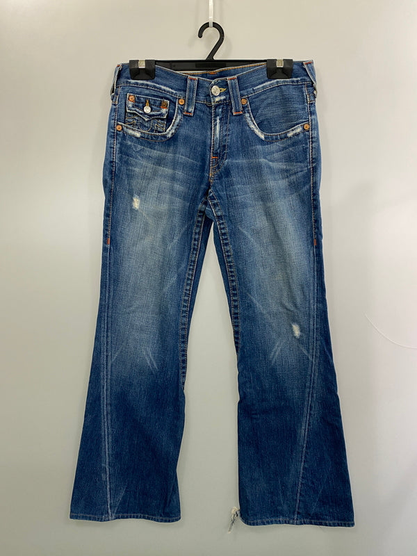 【現状渡し品】【メンズ】 TRUE RELIGION トゥルーレリジョン JOEY DENIM PANTS ジョーイ デニム パンツ ボトムス 152-260804-yn-10-min サイズ：ROW31 SEAT33 カラー：インディゴ 万代Net店