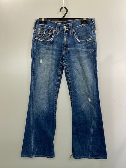 【現状渡し品】【メンズ】 TRUE RELIGION トゥルーレリジョン JOEY DENIM PANTS ジョーイ デニム パンツ ボトムス 152-260804-yn-10-min サイズ：ROW31 SEAT33 カラー：インディゴ 万代Net店