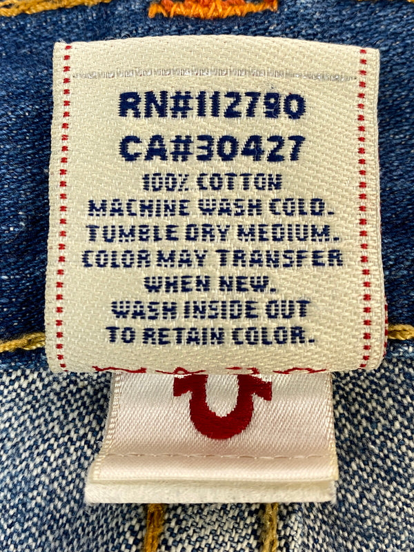 【現状渡し品】【メンズ】 TRUE RELIGION トゥルーレリジョン JOEY DENIM PANTS ジョーイ デニム パンツ ボトムス 152-260804-yn-10-min サイズ：ROW31 SEAT33 カラー：インディゴ 万代Net店