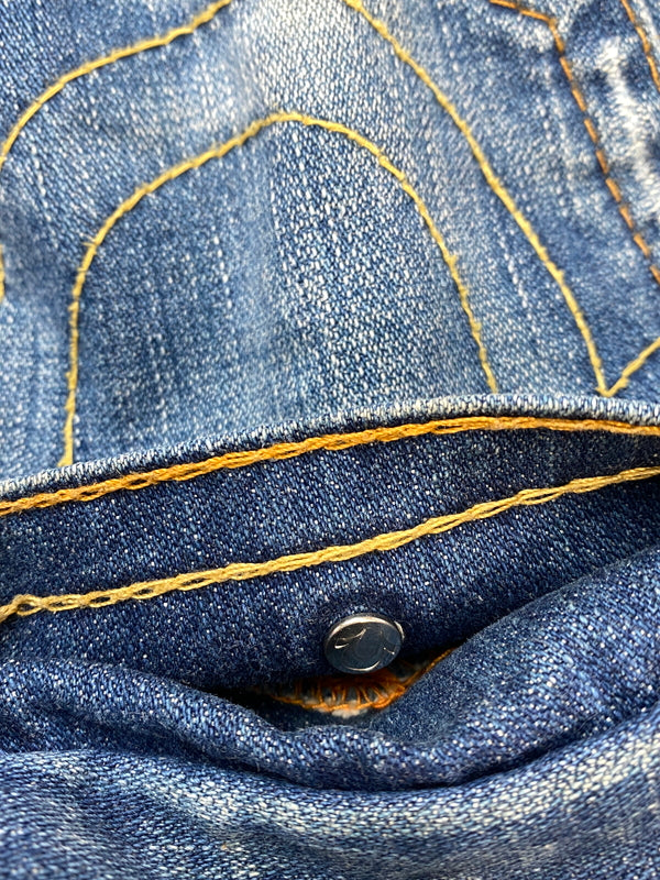 【現状渡し品】【メンズ】 TRUE RELIGION トゥルーレリジョン JOEY DENIM PANTS ジョーイ デニム パンツ ボトムス 152-260804-yn-10-min サイズ：ROW31 SEAT33 カラー：インディゴ 万代Net店