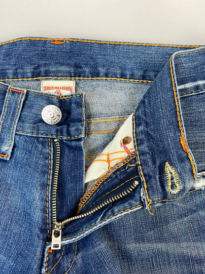 【現状渡し品】【メンズ】 TRUE RELIGION トゥルーレリジョン JOEY DENIM PANTS ジョーイ デニム パンツ ボトムス 152-260804-yn-10-min サイズ：ROW31 SEAT33 カラー：インディゴ 万代Net店