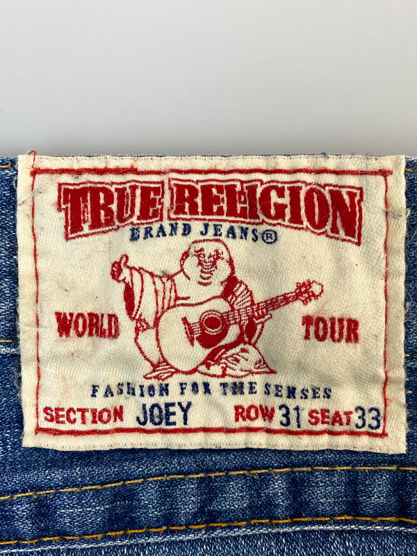 【現状渡し品】【メンズ】 TRUE RELIGION トゥルーレリジョン JOEY DENIM PANTS ジョーイ デニム パンツ ボトムス 152-260804-yn-10-min サイズ：ROW31 SEAT33 カラー：インディゴ 万代Net店