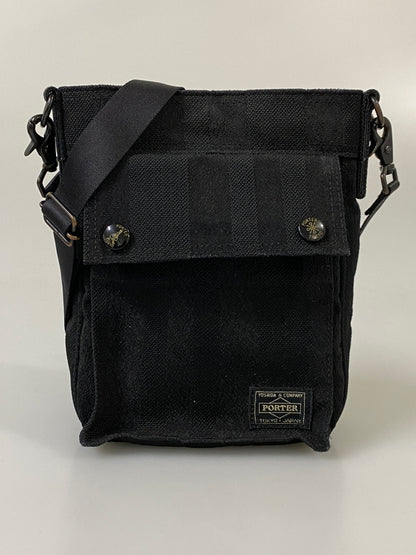 【中古品】【メンズ】 PORTER ポーター TANGO SHOULDER BAG 70周年記念 タンゴ ショルダーバッグ カバン 188-260804-yn-02-min カラー：ブラック 万代Net店