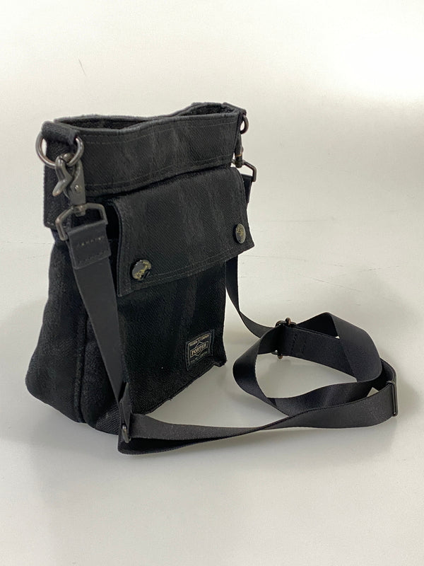 【中古品】【メンズ】 PORTER ポーター TANGO SHOULDER BAG 70周年記念 タンゴ ショルダーバッグ カバン 188-260804-yn-02-min カラー：ブラック 万代Net店