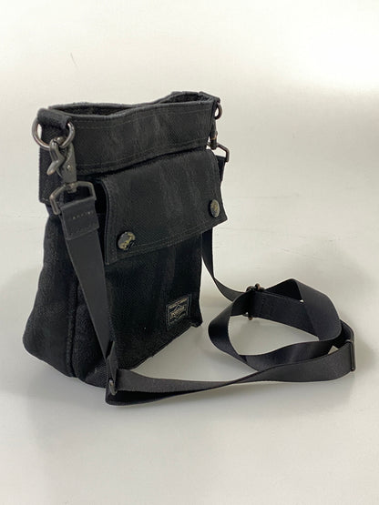 【中古品】【メンズ】 PORTER ポーター TANGO SHOULDER BAG 70周年記念 タンゴ ショルダーバッグ カバン 188-260804-yn-02-min カラー：ブラック 万代Net店