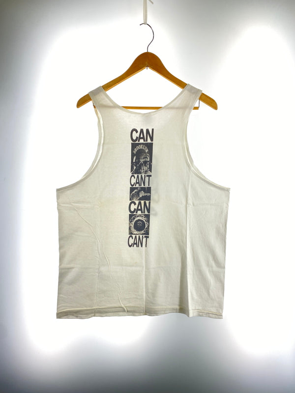 【中古品】【メンズ】 NIKE ナイキ CAN CANT TANK TOP タンクトップ メンズ トップス 146-260731-em-12-min サイズ：XL カラー：ホワイト 万代Net店