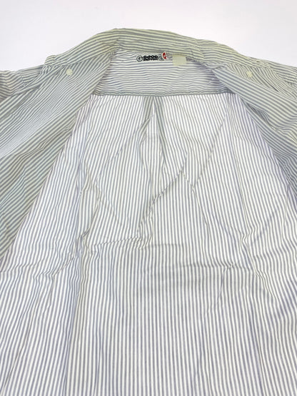【中古品】【メンズ】 GOODENOUGH グッドイナフ STRIPE L S SHIRT ストライプ 長袖 シャツ メンズ トップス ロングスリーブ 142-260731-em-05-min サイズ：M カラー：ホワイト/グレー（ストライプ） 万代Net店