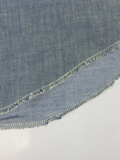 【中古品】【メンズ】 STUSSY ステューシー 00'S シャンブレーシャツ 00年代 半袖 シャツ メンズ トップス ヴィンテージ 142-260731-em-06-min サイズ：Ｌ カラー：ライトブルー系 万代Net店