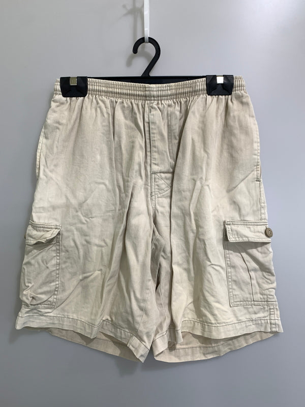 【現状渡し品】【メンズ】 STUSSY ステューシー CARGO PANTS カーゴパンツ ショートパンツ メンズ ボトムス 短パン 153-260731-em-45-min サイズ：M カラー：アイボリー 万代Net店