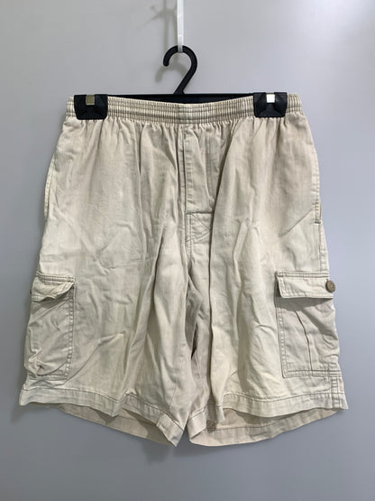 【現状渡し品】【メンズ】 STUSSY ステューシー CARGO PANTS カーゴパンツ ショートパンツ メンズ ボトムス 短パン 153-260731-em-45-min サイズ：M カラー：アイボリー 万代Net店