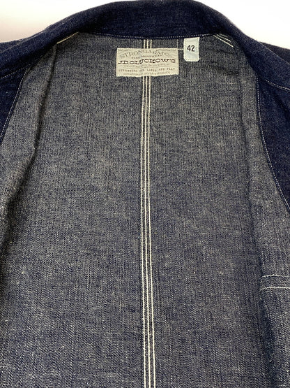 【中古品】【メンズ】 WAREHOUSE ウエアハウス JOHN GLUCKOW 1930S NEVERLOST JACKET LOT JG-03 ジョングラッコー ネバーロストジャケット アウター 145-260731-yn-42-min サイズ：42 カラー：インディゴ 万代Net店