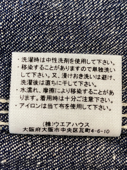 【中古品】【メンズ】 WAREHOUSE ウエアハウス JOHN GLUCKOW 1930S NEVERLOST JACKET LOT JG-03 ジョングラッコー ネバーロストジャケット アウター 145-260731-yn-42-min サイズ：42 カラー：インディゴ 万代Net店